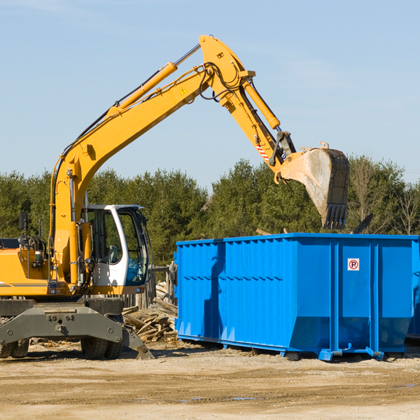 can i choose the location where the residential dumpster will be placed in Buckeye AZ